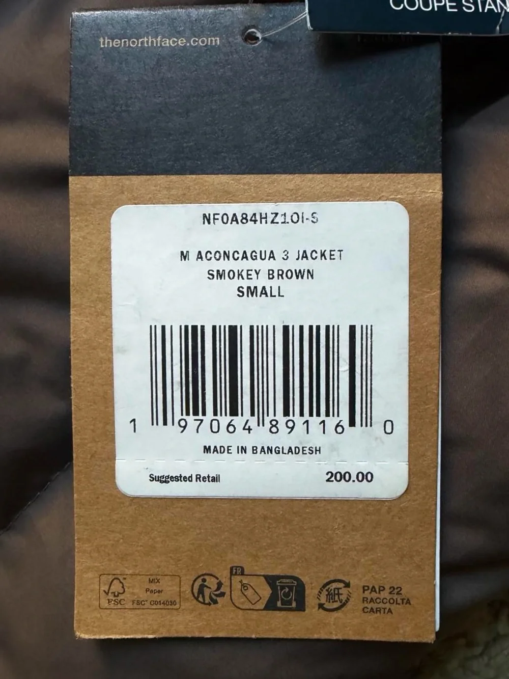 The North Face new tags